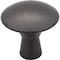 Elements 1-1/16" Diameter Brushed Oil Rubbed Bronze Zachary Cabinet Mushroom Knob 988DBAC - alternate 1
